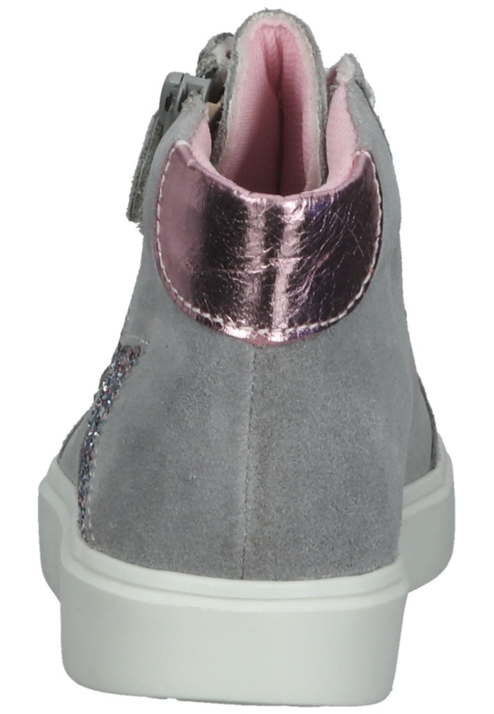 Richter Sneaker Veloursleder Silber