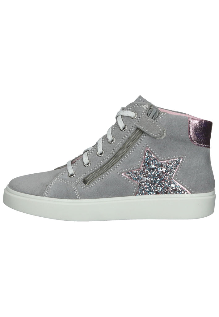Richter Sneaker Veloursleder Silber
