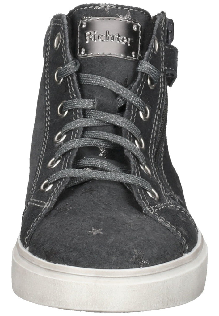 Richter Sneaker Veloursleder Steel Silver