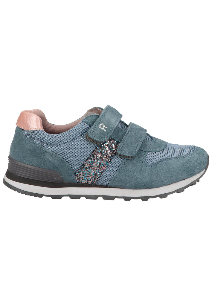 Richter Sneaker Veloursleder/Textil Blau/Grau