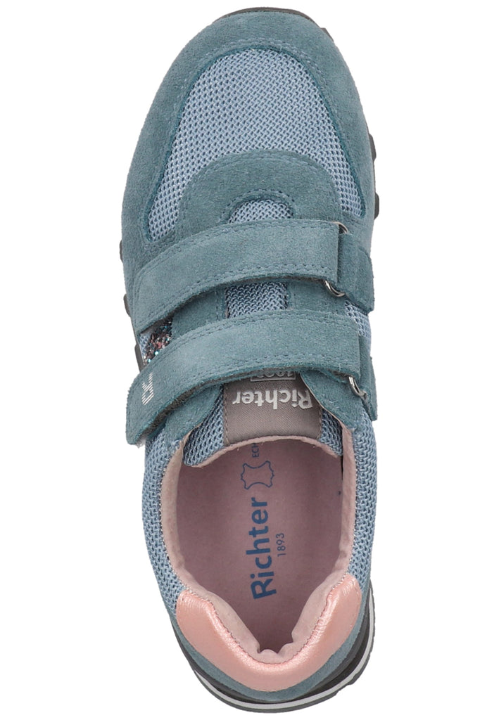 Richter Sneaker Veloursleder/Textil Blau/Grau
