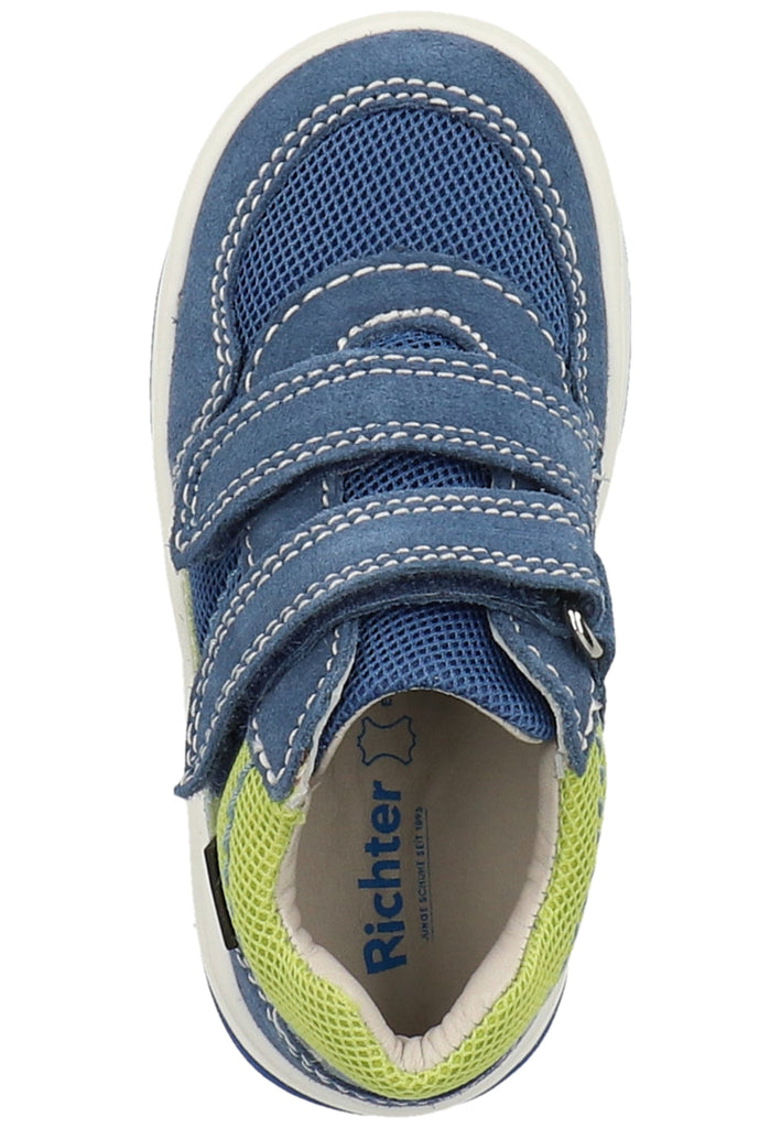 Richter Sneaker Veloursleder/Textil Blau/Grün
