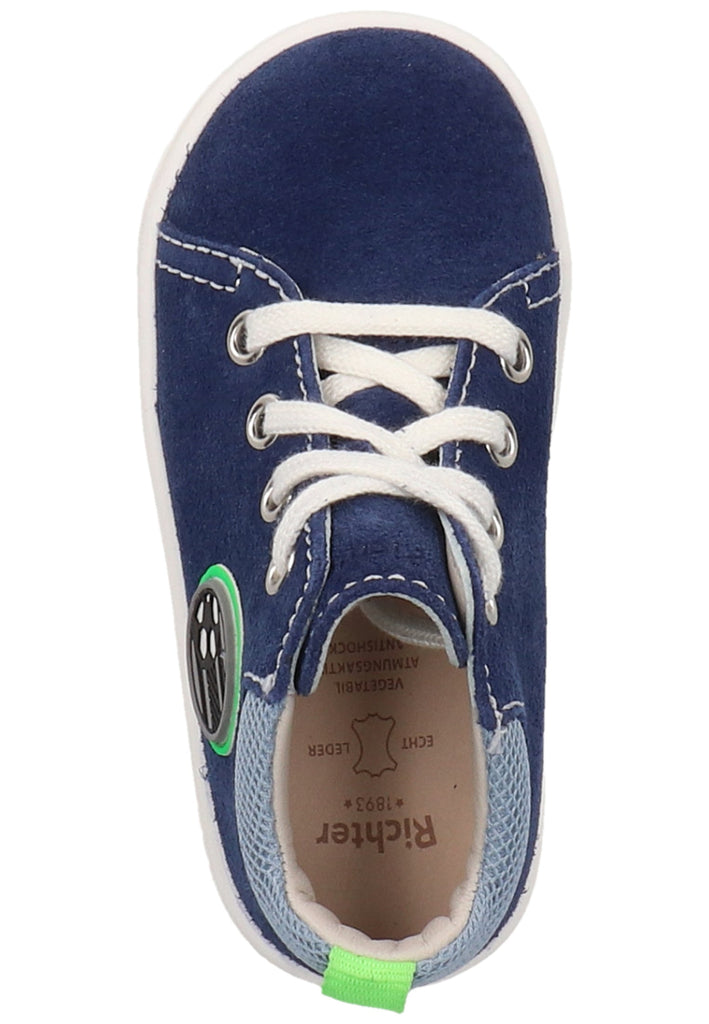 Richter Sneaker Veloursleder/Textil Blau/Grün