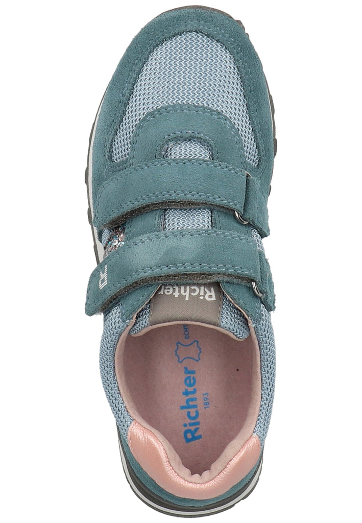 Richter Sneaker Veloursleder/Textil Blau/Pink