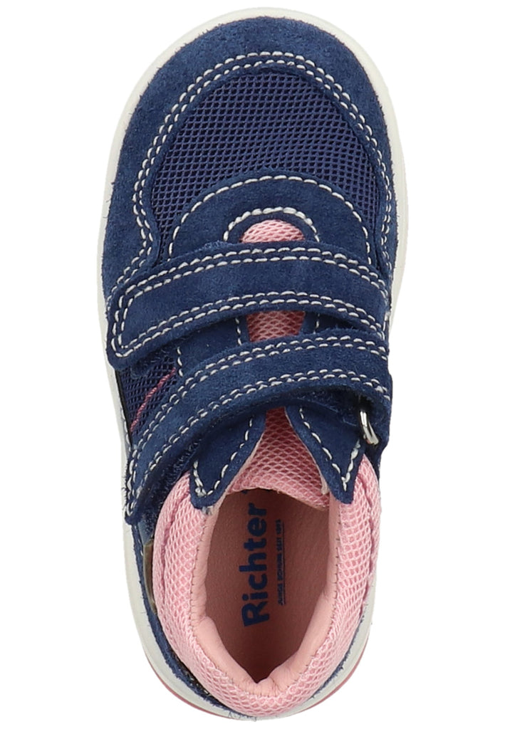 Richter Sneaker Veloursleder/Textil Blau/Pink