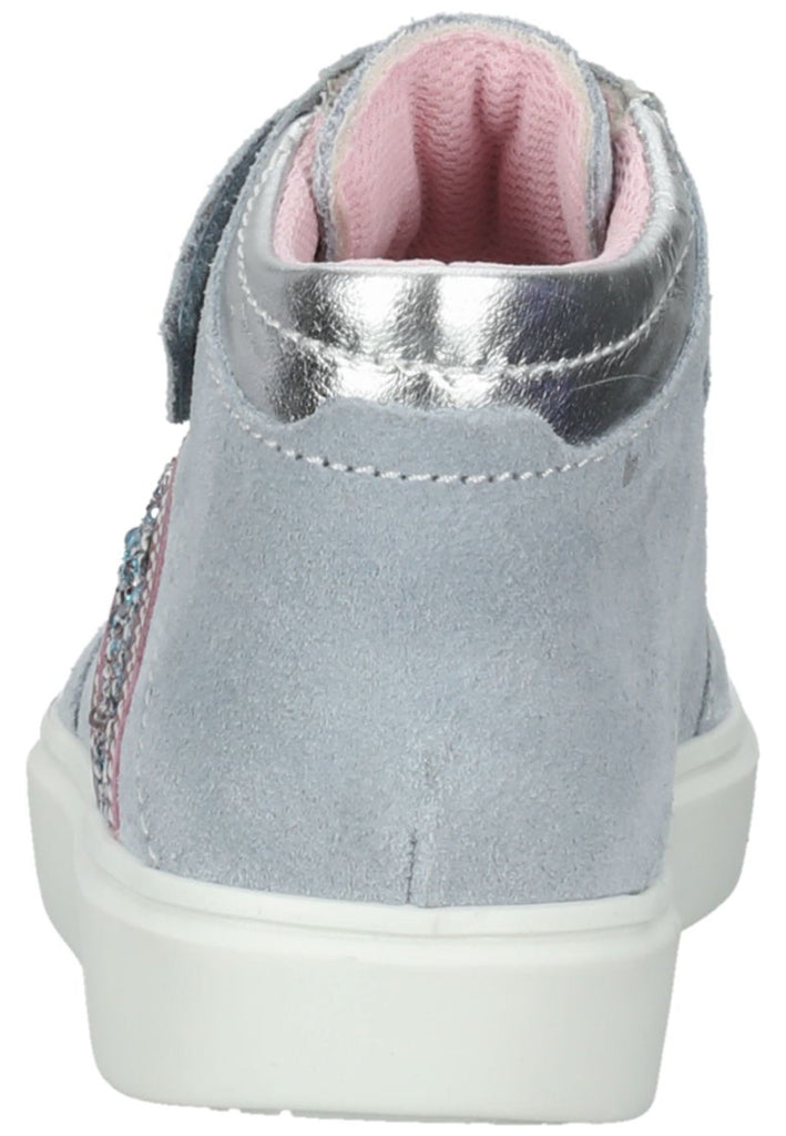 Richter Sneaker Veloursleder/Textil Blau/Silber