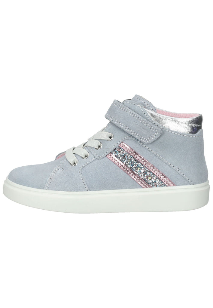 Richter Sneaker Veloursleder/Textil Blau/Silber