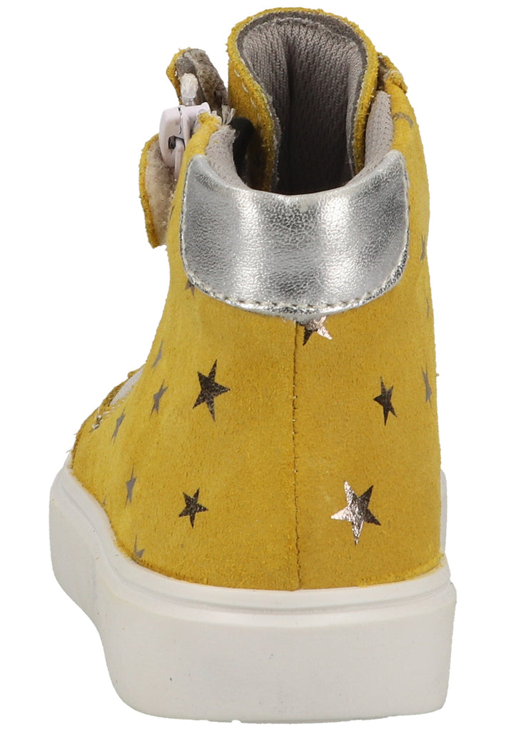 Richter Sneaker Veloursleder/Textil Gelb/Silber