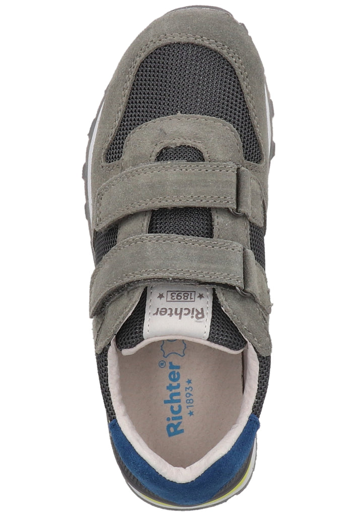 Richter Sneaker Veloursleder/Textil Grau/Blau
