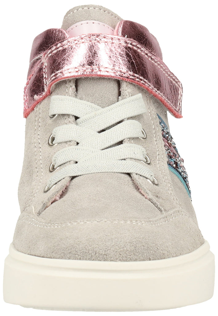 Richter Sneaker Veloursleder/Textil Grau/Rosa