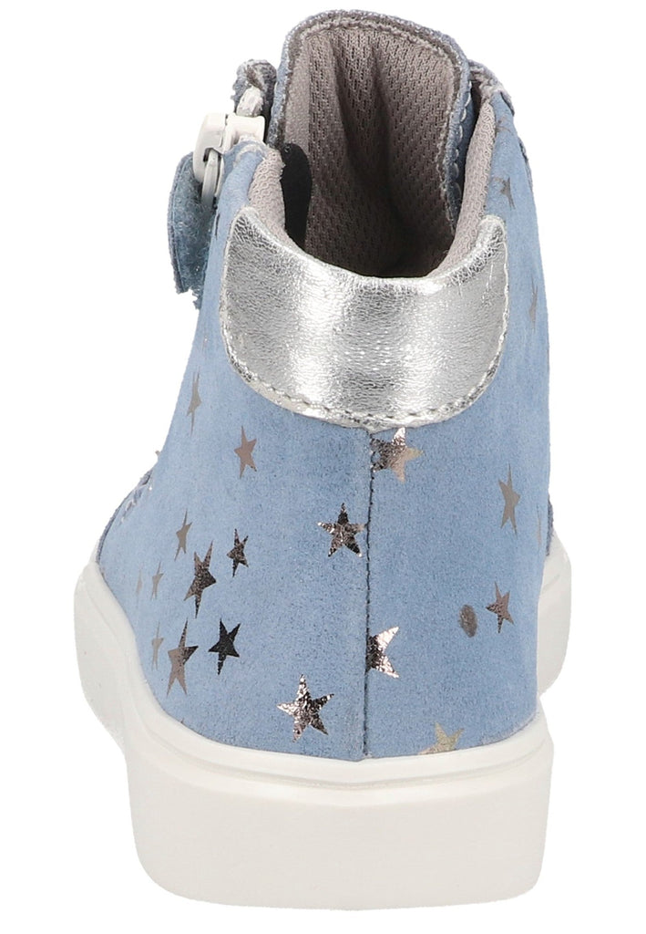 Richter Sneaker Veloursleder/Textil Hellblau/Silber