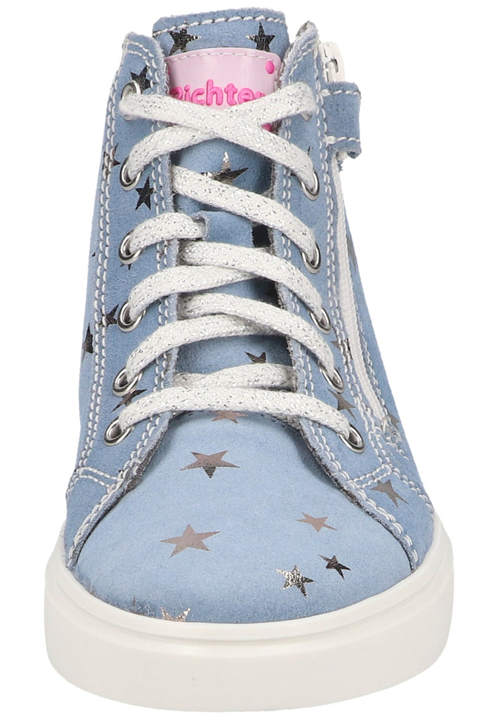 Richter Sneaker Veloursleder/Textil Hellblau/Silber