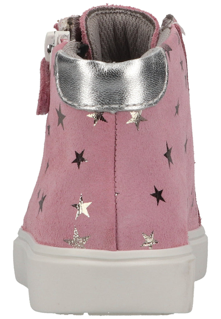 Richter Sneaker Veloursleder/Textil Rosa/Silber