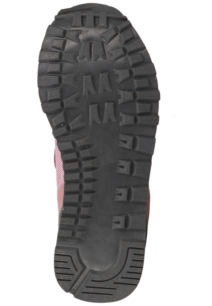 Richter Sneaker Veloursleder/Textil Rosa/Silber