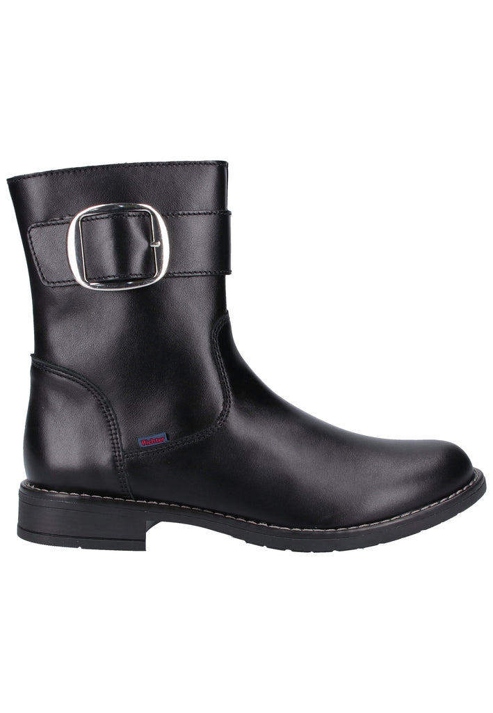 Richter Stiefel Glattleder Schwarz