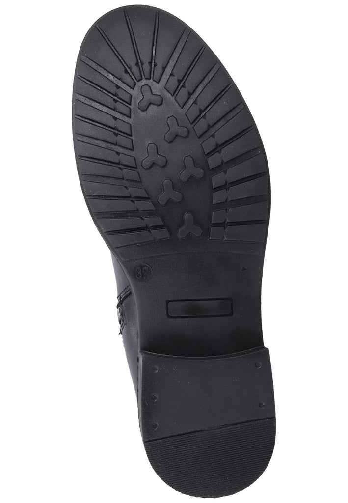 Richter Stiefel Glattleder Schwarz