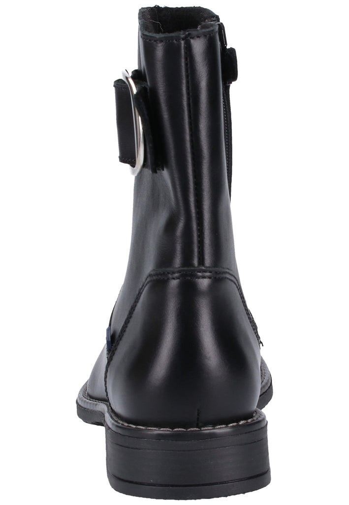 Richter Stiefel Glattleder Schwarz
