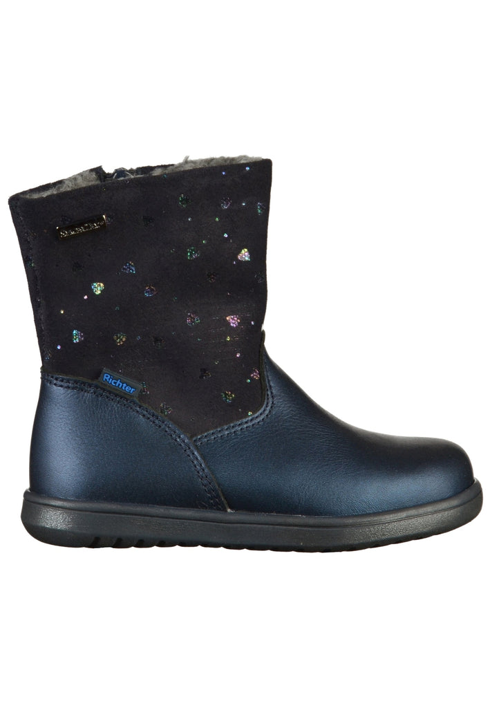 Richter Stiefel Leder Blau