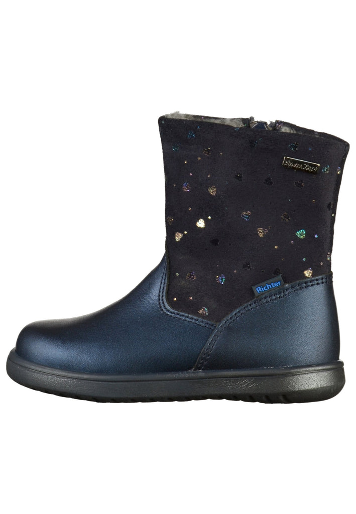 Richter Stiefel Leder Blau