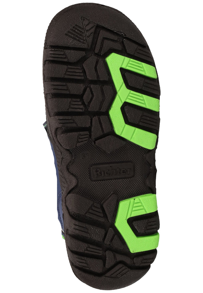 Richter Stiefel Leder/Textil Blau Warmfutter