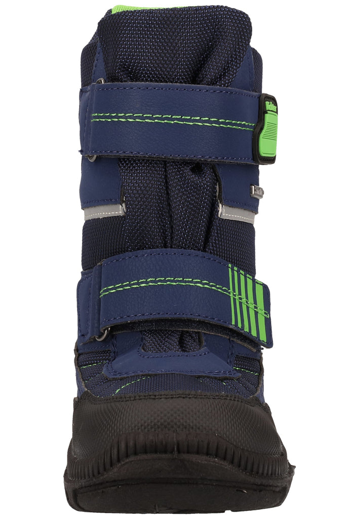 Richter Stiefel Leder/Textil Blau Warmfutter