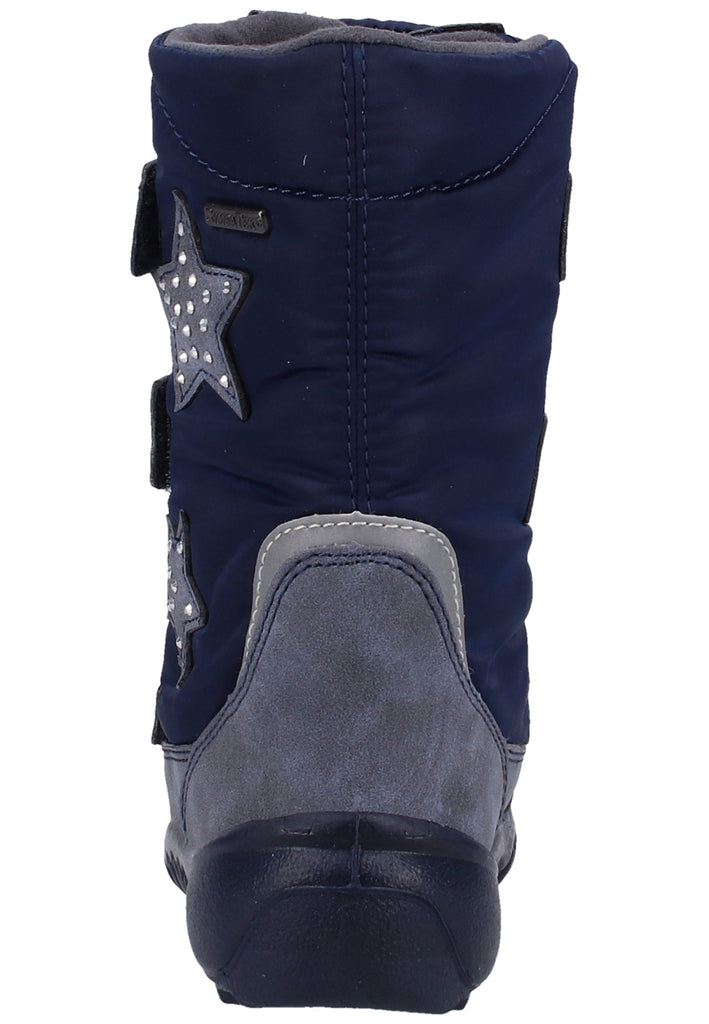Richter Stiefel Leder/Textil Grau Warmfutter