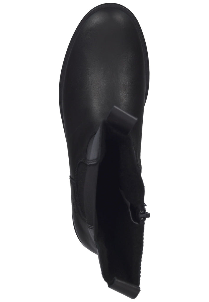 Richter Stiefel Leder/Textil Schwarz