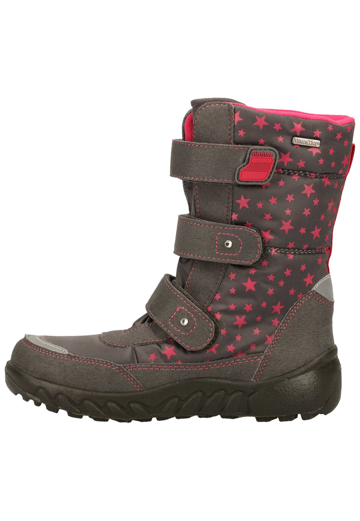 Richter Stiefel Lederimitat/Textil Ash Warmfutter