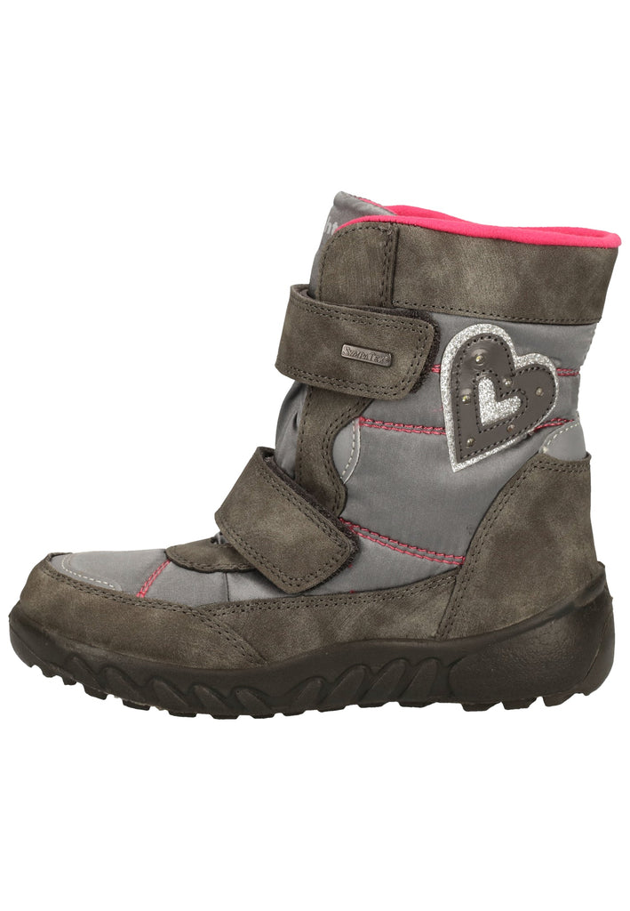 Richter Stiefel Lederimitat/Textil Ash Warmfutter