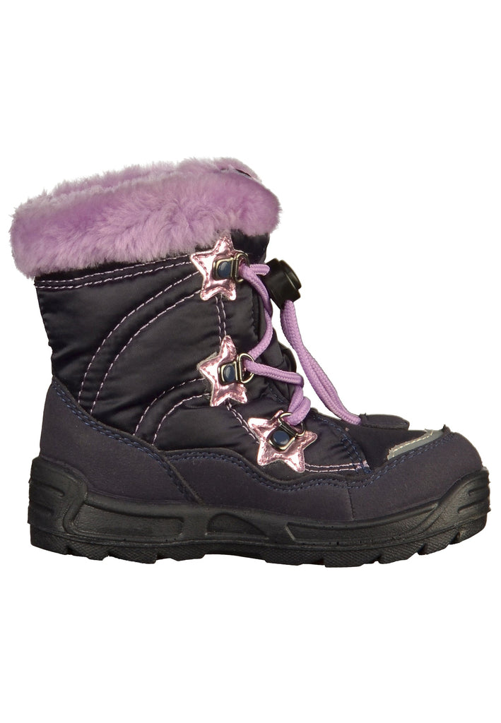 Richter Stiefel Lederimitat/Textil Blau