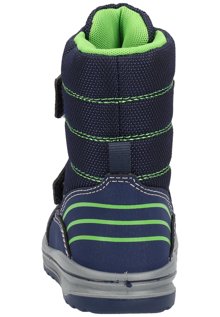 Richter Stiefel Lederimitat/Textil Blau Warmfutter