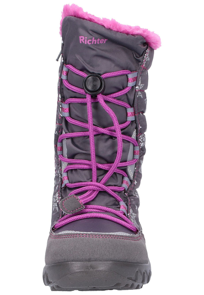 Richter Stiefel Lederimitat/Textil Grau