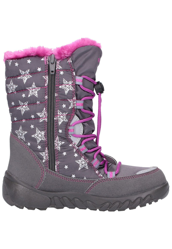 Richter Stiefel Lederimitat/Textil Grau