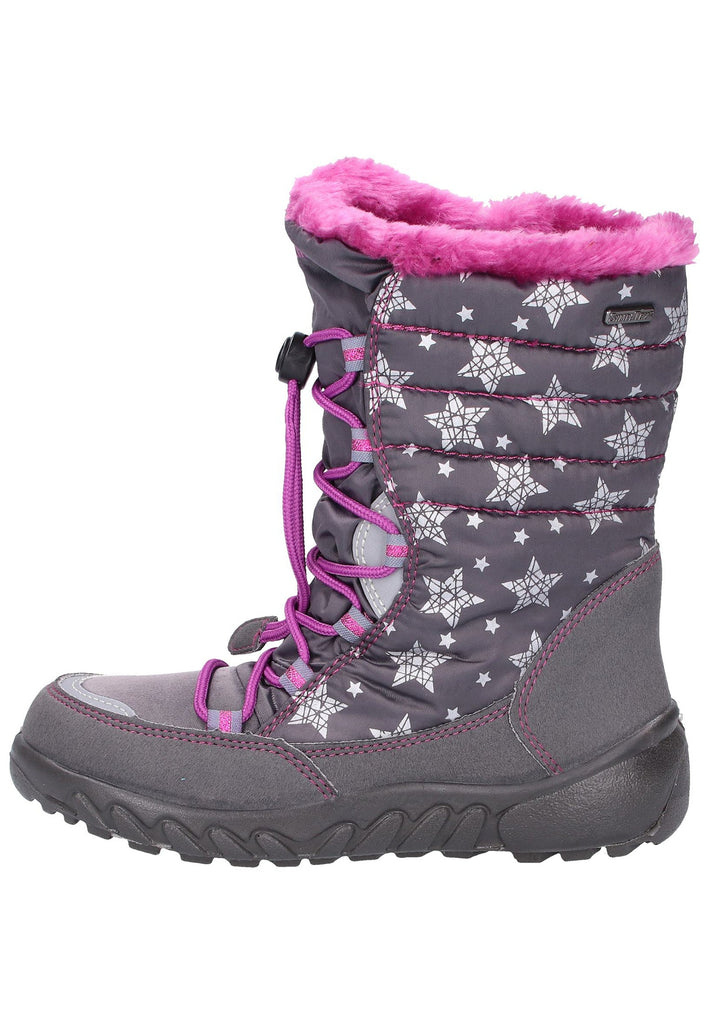 Richter Stiefel Lederimitat/Textil Grau