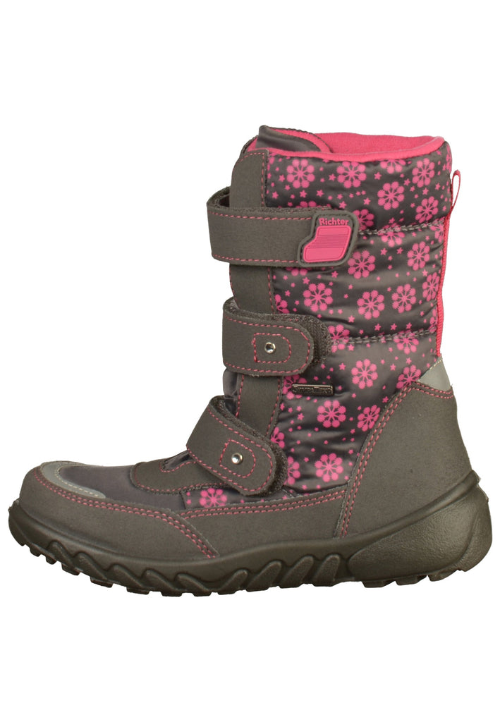 Richter Stiefel Synthetik Grau Warmfutter