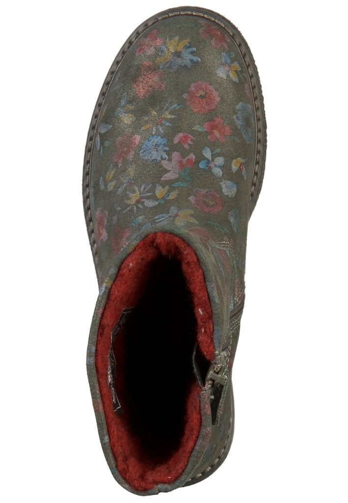 Richter Stiefel Veloursleder Grau