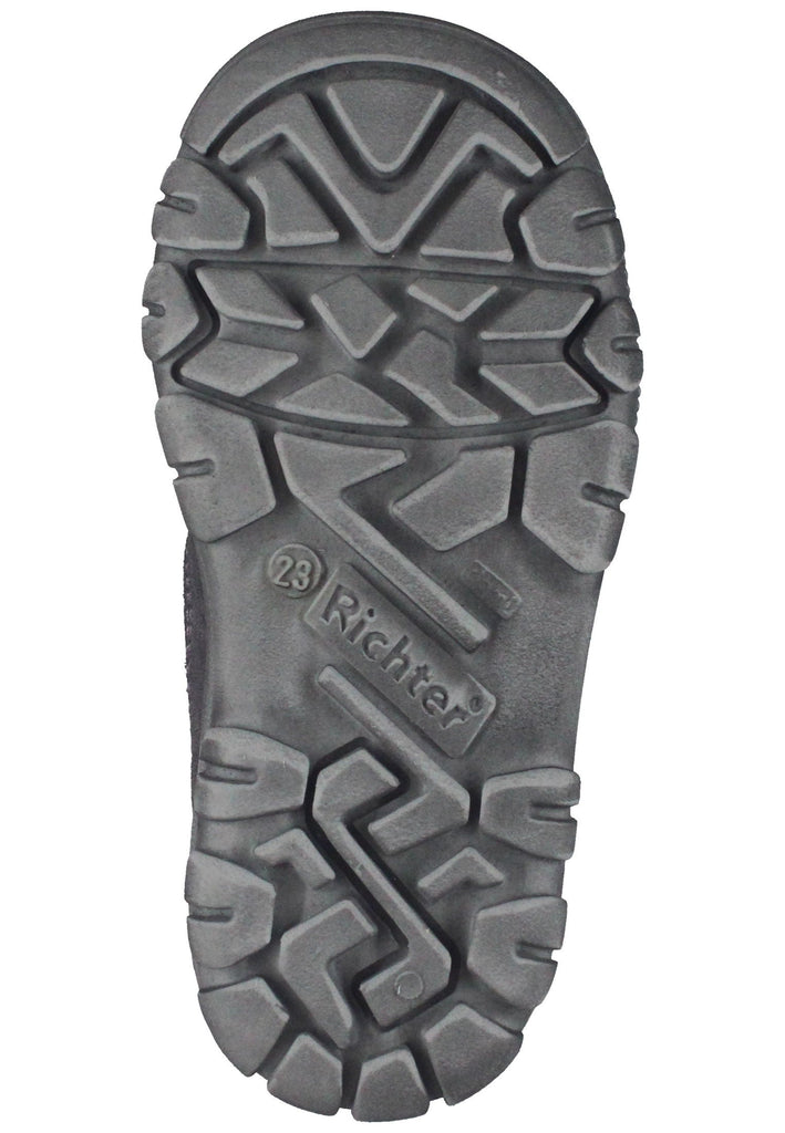 Richter Stiefel Veloursleder Grau