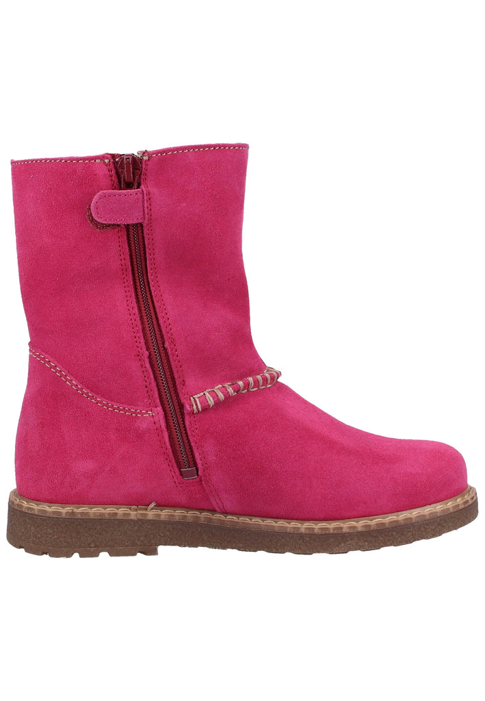 Richter Stiefel Veloursleder Pink Warmfutter