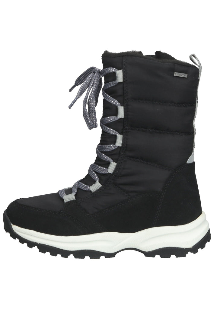 Richter Stiefel Veloursleder/Textil Schwarz Warmfutter