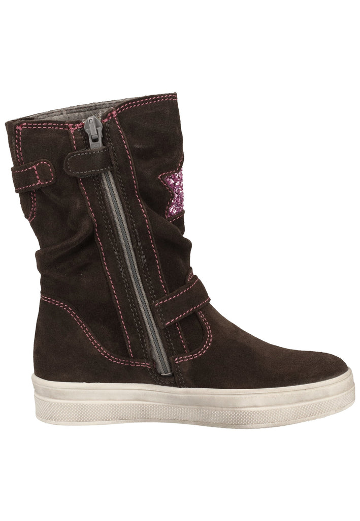 Richter Stiefel Veloursleder/Textil Steel Warmfutter