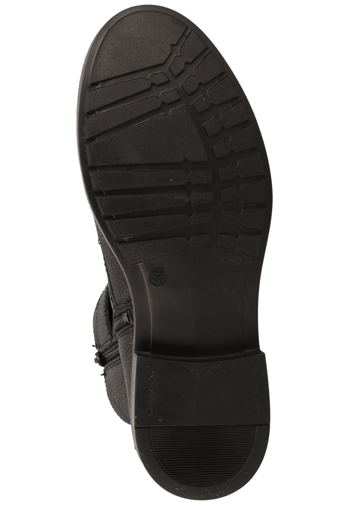 Richter Stiefelette Glattleder Schwarz