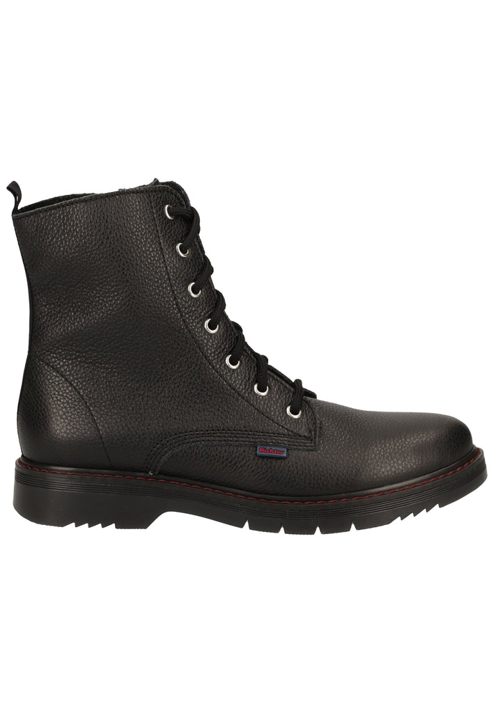 Richter Stiefelette Glattleder Schwarz Warmfutter