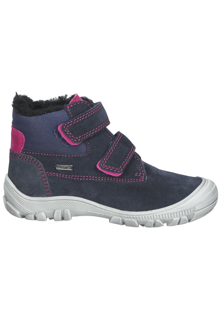 Richter Stiefelette Leder Blau/Pink Warmfutter