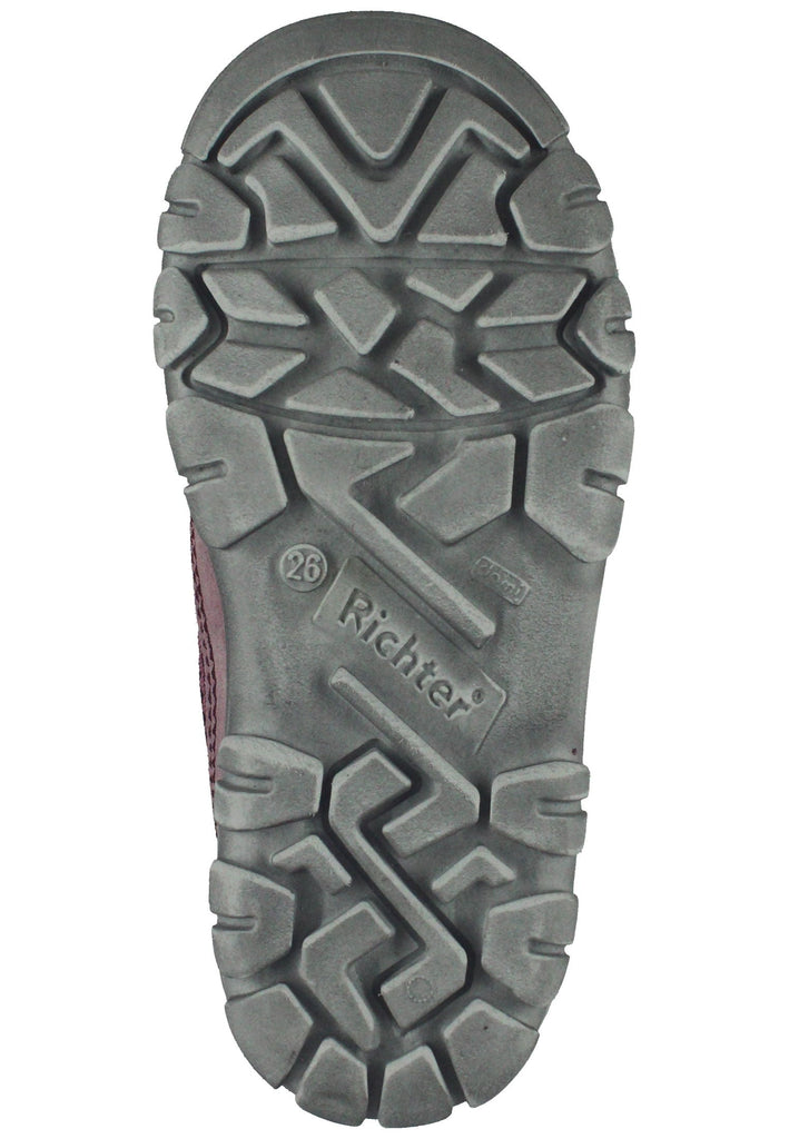 Richter Stiefelette Leder rosa Warmfutter