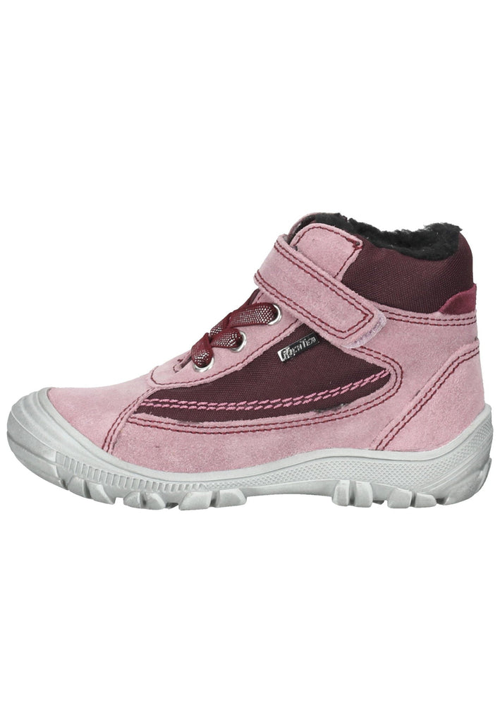 Richter Stiefelette Leder rosa Warmfutter