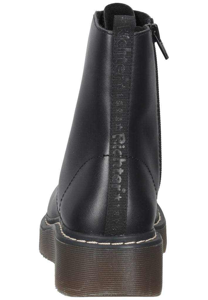Richter Stiefelette Leder Schwarz