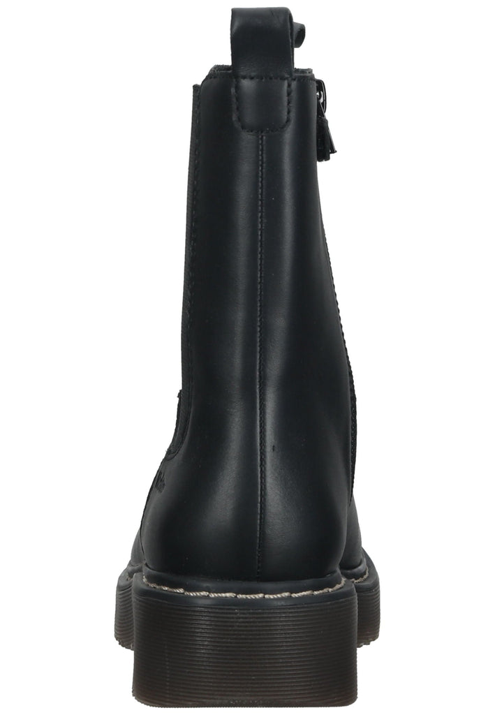 Richter Stiefelette Leder/Textil Schwarz