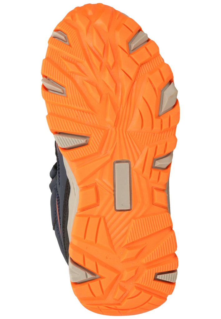 Richter Stiefelette Lederimitat/Textil Blau/Orange