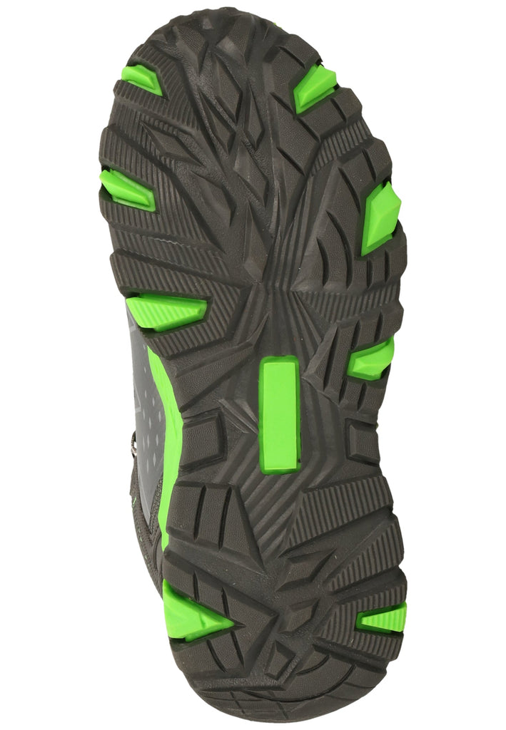 Richter Stiefelette Lederimitat/Textil Grau/Grün