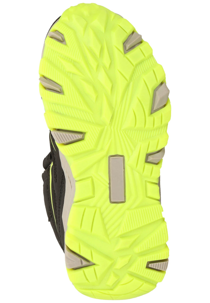 Richter Stiefelette Lederimitat/Textil Schwarz/Gelb